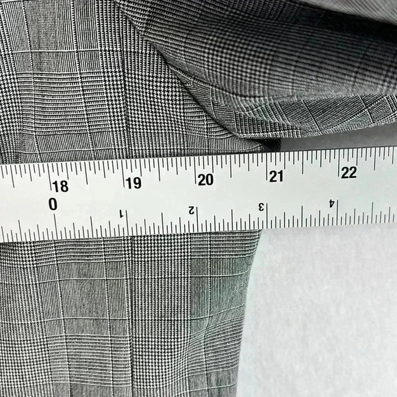 Rafaella Women’s Suit Jacket Size 14 Subtle Black/White Plaid Poly/Rayon/Spandex - Picture 9 of 10